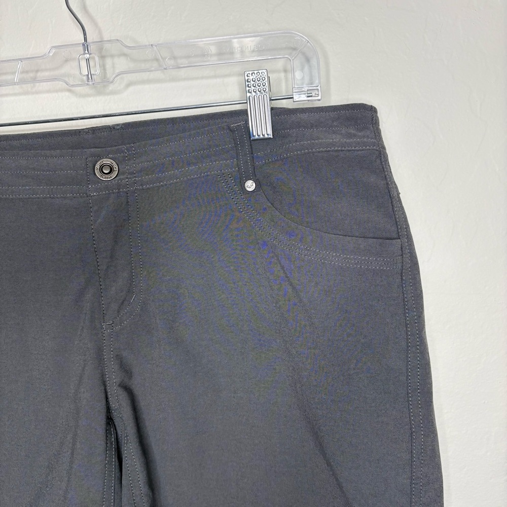 Kuhl Trekr Shorts Charcoal Gray 8” Hiking Outdoor Stretch Women’s Size 14 - Picture 2 of 11
